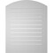Ekena Millwork Arch Top Surface Mount PVC Gable Vent: Non-Functional, w/ 3-1/2"W x 1"P Standard Frame, 30"W x 36"H GVPAR30X3601SN - alternate 5